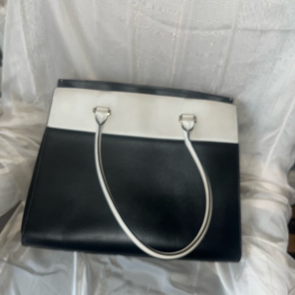 Black and cream KATE SPADE used handbag - Picture 6 of 7